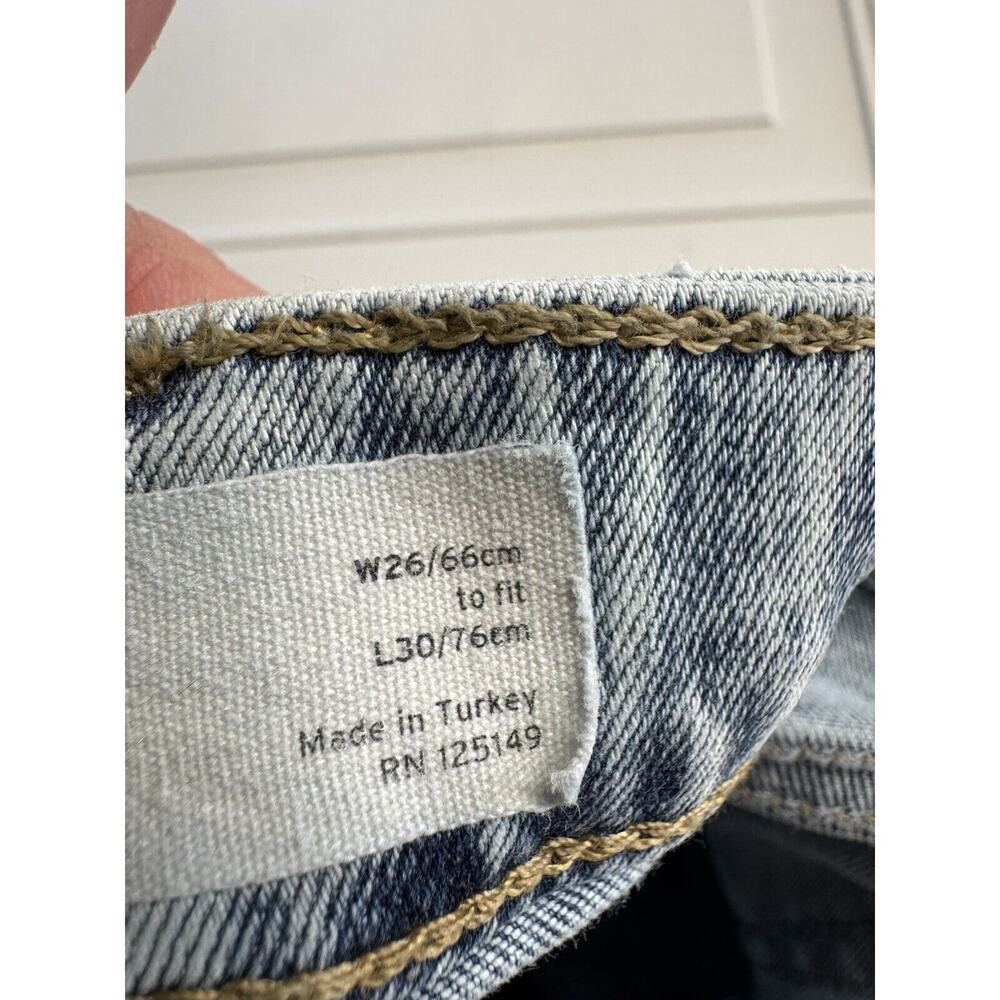 Topshop Jeans Womens 26W Light Blue Wash High Rise Jamie Skinny Stretch - Picture 4 of 10